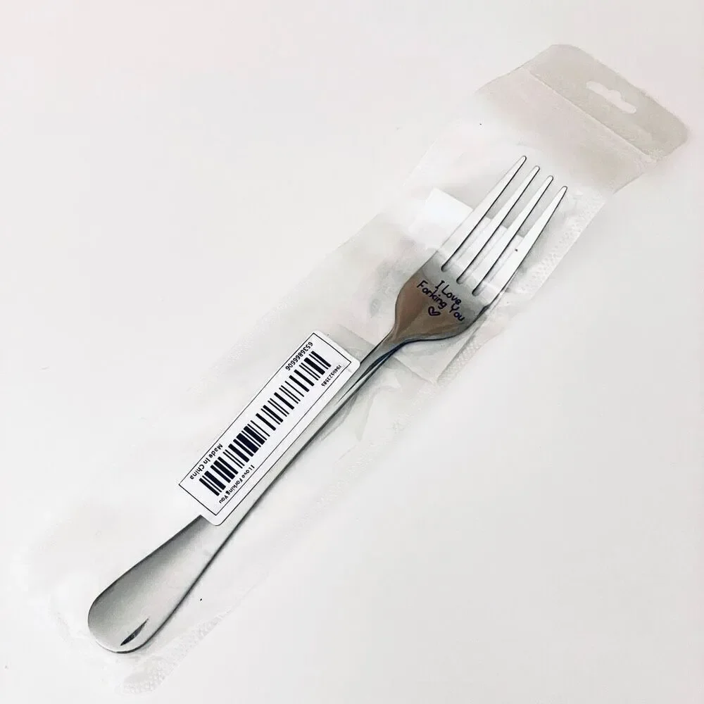 NWT Gorgeous “I love Forking You” Great Anniversary, Valentine’s Funny Fork Gift